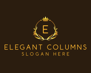 Elegant Royal Crown  logo design