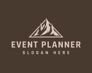 Geometric Triangle Mountain Logo