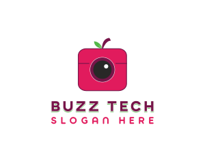 Berry Instagram Camera logo design