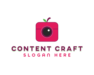 Berry Instagram Camera logo design