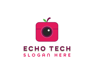 Berry Instagram Camera logo design