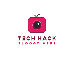 Berry Instagram Camera logo design