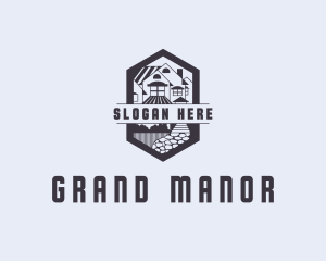 Architecture Mansion House  logo design