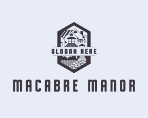 Architecture Mansion House  logo design