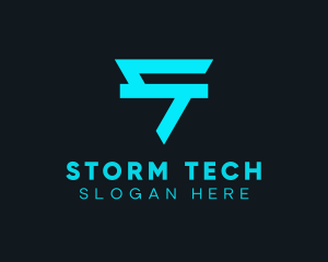 Generic Tech Letter S logo design