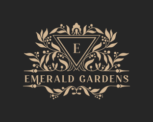 Luxury Floral Garden logo design