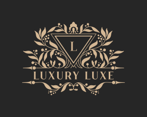 Luxury Floral Garden logo design