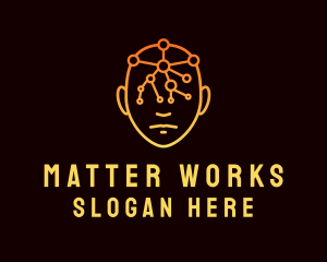 Matter - Human Neurology Science logo design