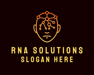 Rna - Human Neurology Science logo design