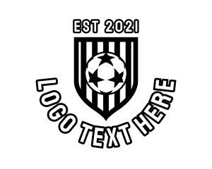 Athletics - Soccer Ball Emblem logo design