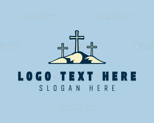 Religious Christianity Cross Logo