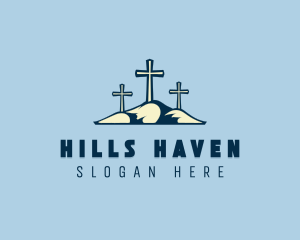 Religious Christianity Cross logo design