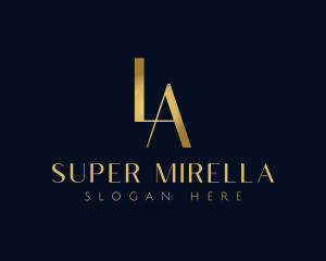 Brand - Luxury Letter LA Monogram logo design