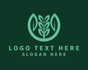 Seedling - Eco Botanical Farming logo design