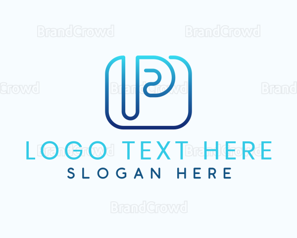 Business Startup Letter P Logo