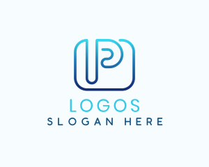  Business Startup Letter P Logo