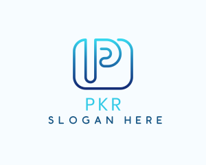  Business Startup Letter P logo design