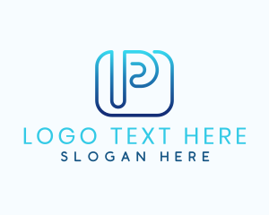  Business Startup Letter P Logo