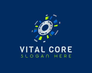 Core - Cyber Tech Disc logo design
