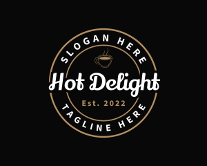 Hot Coffee Restaurant logo design