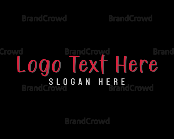 Casual Handwritten Company Logo