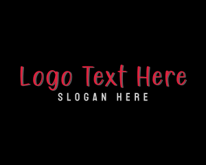 Casual Handwritten Company Logo