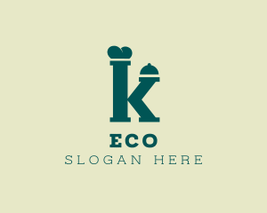 Toque - Meal Cover Letter K logo design