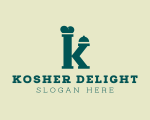 Meal Cover Letter K logo design