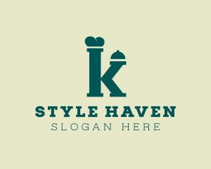 Toque - Meal Cover Letter K logo design