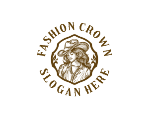 Western Hat Fashion logo design