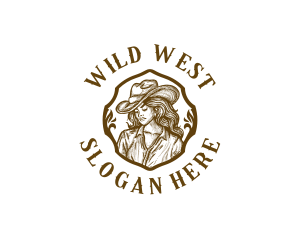 Western Hat Fashion logo design