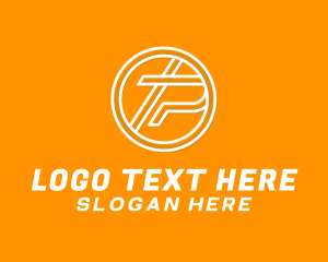 Brand - Circle Modern Logistics Letter P logo design