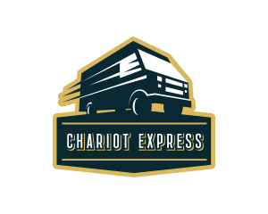 Truck Express Delivery logo design