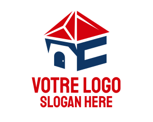 Cabin - Apartment Realtor Builder logo design