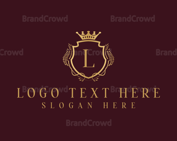 Luxury Crown Crest Logo