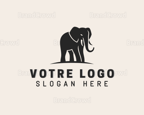 Wildlife Elephant Animal Logo