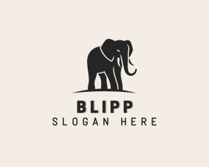Wildlife Elephant Animal Logo