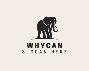 Wildlife Elephant Animal Logo