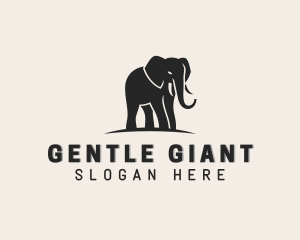 Wildlife Elephant Animal logo design