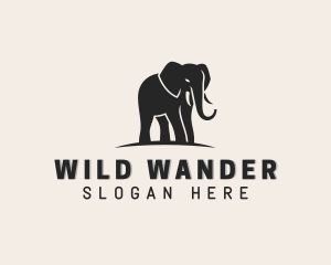 Wildlife Elephant Animal logo design