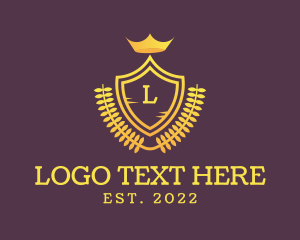 Crest - Royalty Shield Crest logo design