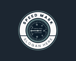 Aircraft Gauge Meter logo design