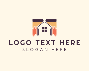 Tools - Paint Roller House Renovation logo design