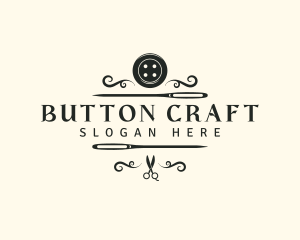 Button - Fashion Needle Button logo design