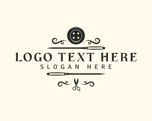 Fashion Needle Button Logo