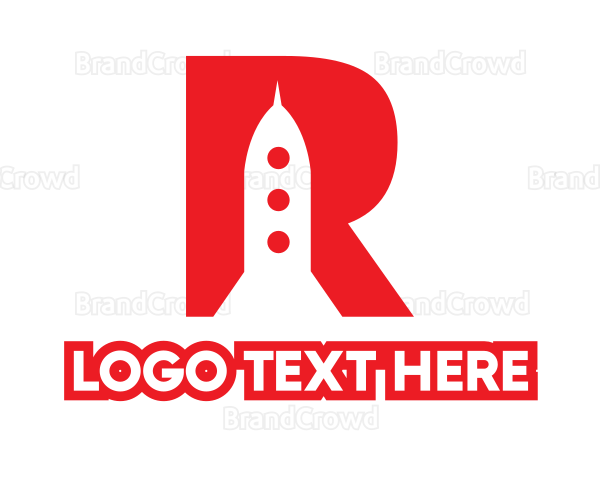 Red R Rocket Logo