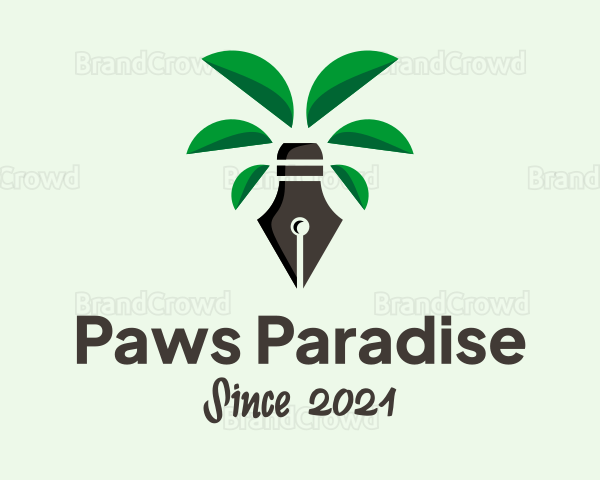 Pen Palm Tree Publishing Logo