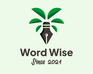 Literature - Pen Palm Tree Publishing logo design