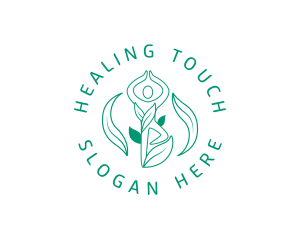 Organic Yoga Wellness logo design