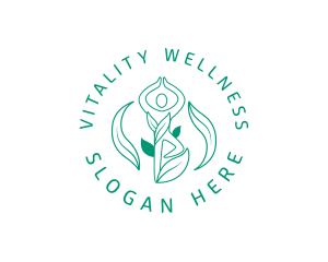 Organic Yoga Wellness logo design